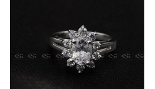 Кольца - Позолоченное кольцо Space