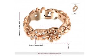 Кольца - Позолоченное кольцо Flowery