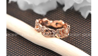 Кольца - Позолоченное кольцо Flowery