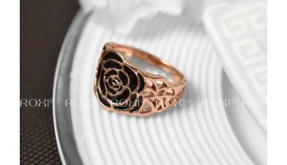 Кольца - Позолоченное кольцо Rose