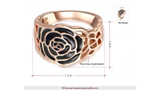 Кольца - Позолоченное кольцо Rose