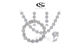 Наборы - Позолоченный набор Flowers