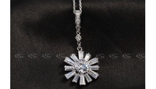 Ожерелья - Позолоченное ожерелье Sun