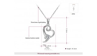 Ожерелья - Позолоченное ожерелье Heart