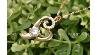 Ожерелья - Позолоченное ожерелье Heart