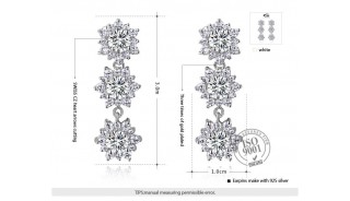 Серьги - Позолоченные серьги Space