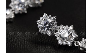 Серьги - Позолоченные серьги Space