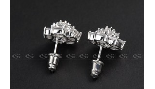 Серьги - Позолоченные серьги Flower Light