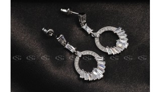 Серьги - Позолоченные серьги Round