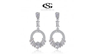 Серьги - Позолоченные серьги Round