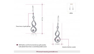 Серьги - Позолоченные серьги Spiral