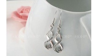 Серьги - Позолоченные серьги Spiral