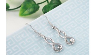 Серьги - Позолоченные серьги Spiral