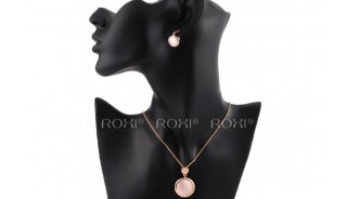 Серьги - Позолоченные серьги Pink