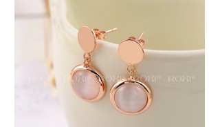 Серьги - Позолоченные серьги Pink
