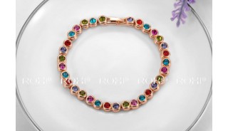 Браслеты - Позолоченный браслет Round Gold