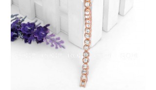 Браслеты - Позолоченный браслет Round Gold