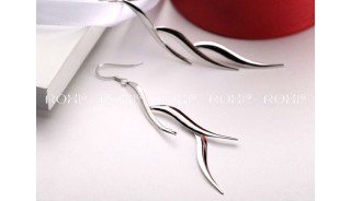 Серебряные серьги - Серебряные серьги Slim