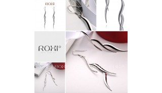 Серебряные серьги - Серебряные серьги Slim