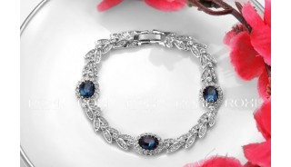 Браслеты - Позолоченный браслет Blue