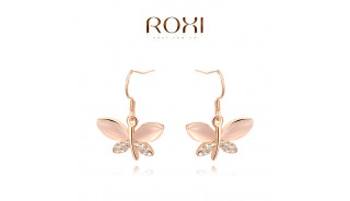 Позолоченные серьги - Позолоченные серьги Butterfly