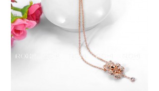 Позолоченные ожерелья - Позолоченное ожерелье Gold Teddy