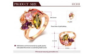 Кольца - Позолоченное кольцо Сrystal Shine